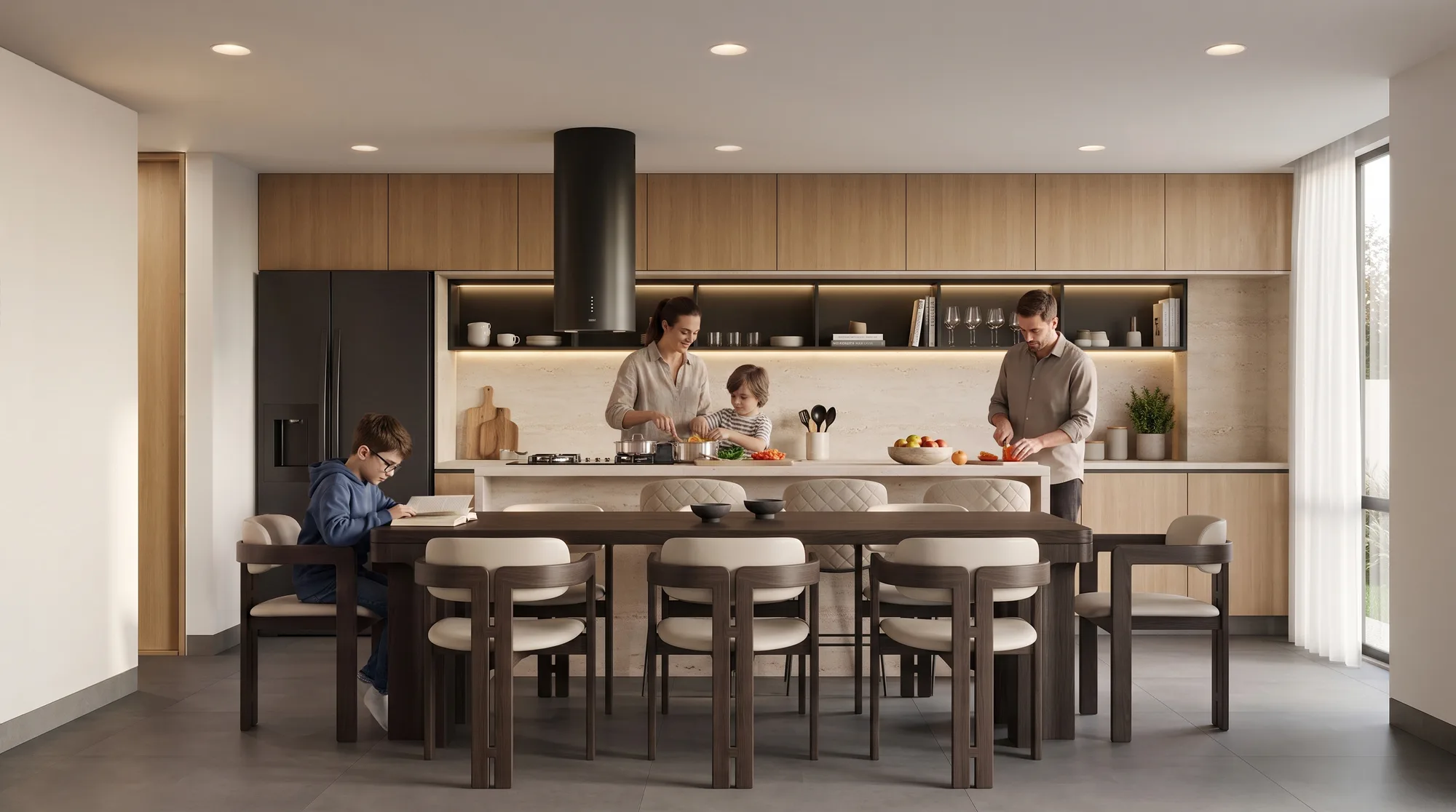 LÍF — cocina y comedor