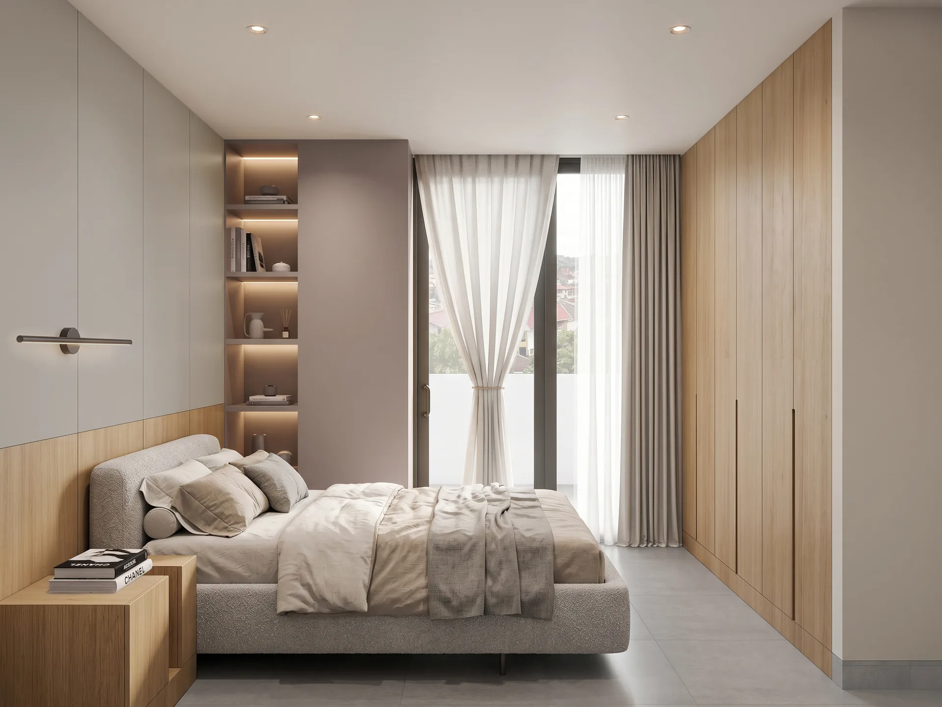 LÍF — dormitorio con ventana a la ciudad (2 dormitorios)