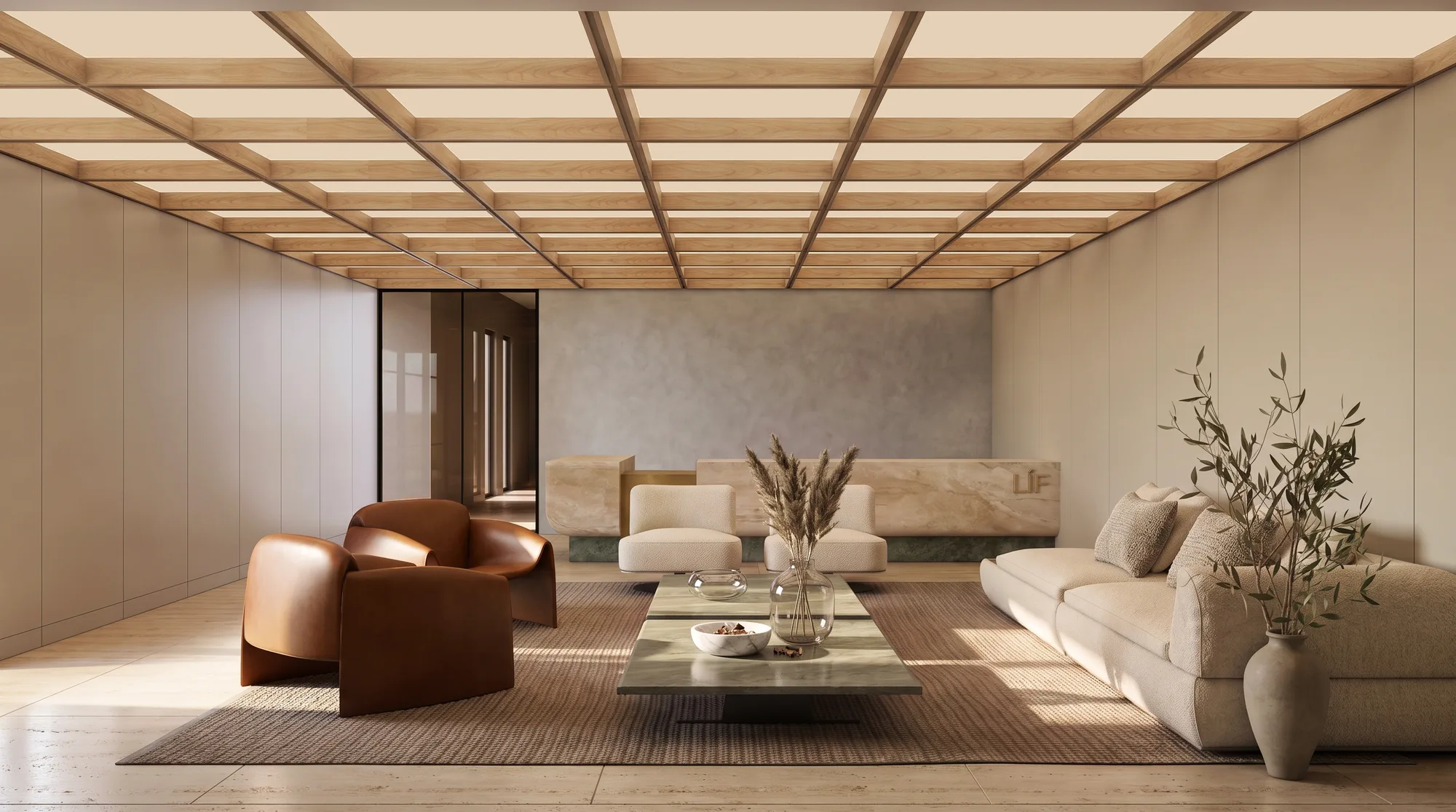 LÍF — lobby: zona de estar y recepción