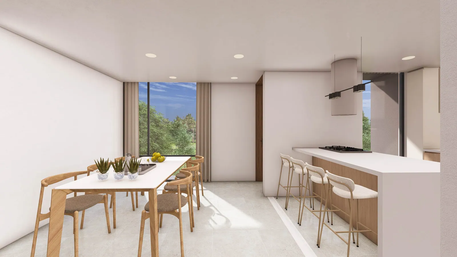 Rumihurco — cocina y comedor casa Tipo 02