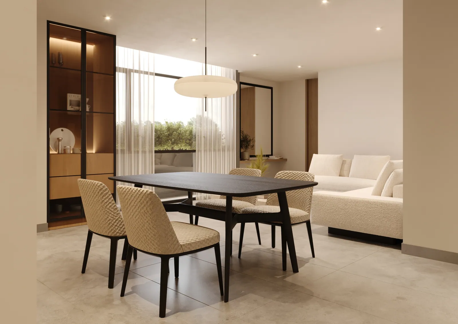 Savoir — sala y comedor luminosos