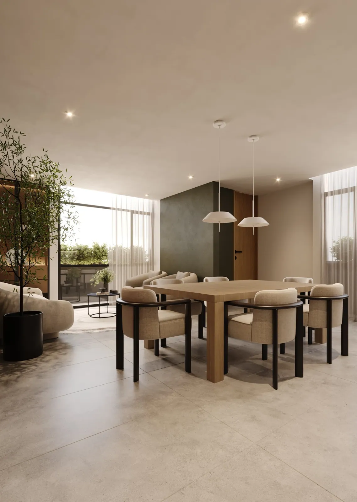 Savoir — sala con vegetación