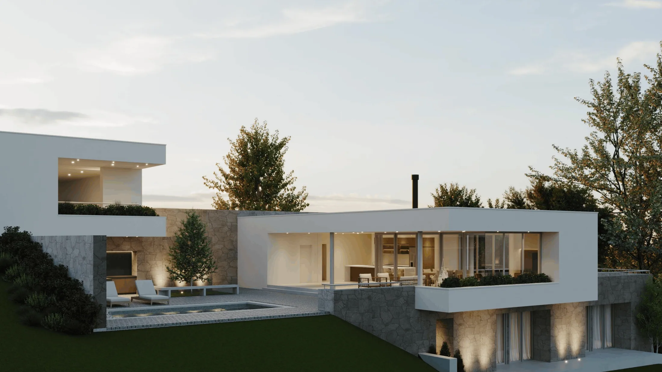 Villa A23 — render exterior